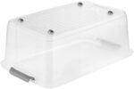 Caisse de rangement "leo", 37 litres, transparent – Image 2