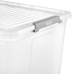 Caisse de rangement "leo", 74 litres, transparent – Image 5