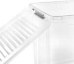 Caisse de rangement "leo", 74 litres, transparent – Image 4