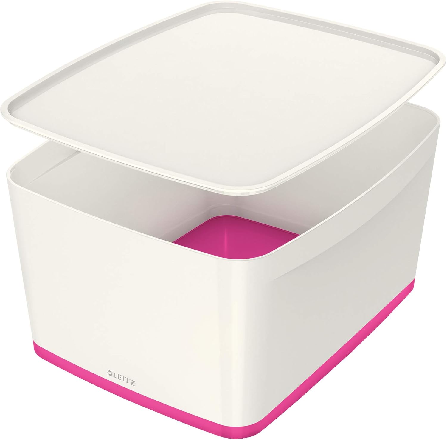 caisse-de-rangement-my-box-18-litres-blanc-rose-2.jpg Caisse de rangement My Box, 18 litres, blanc / rose – Image 1