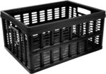 Caisse de rangement pliante, PP, 32,5 litres, noir