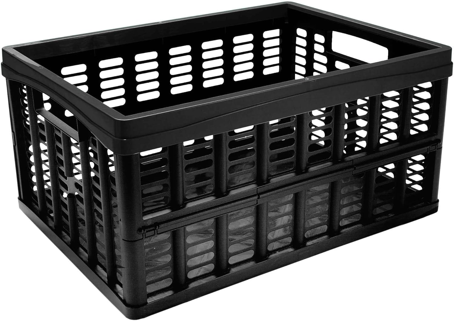 Caisse de rangement pliante, PP, 32,5 litres, noir Caisse de rangement pliante, PP, 32,5 litres, noir – Image 1