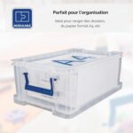 Caisse de rangement ProStore, 10 litres, transparent – Image 4