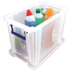 Caisse de rangement ProStore, 26 litres, transparent – Image 2