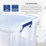 Caisse de rangement ProStore, 48 litres, transparent – Image 4