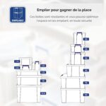 Caisse de rangement ProStore, 48 litres, transparent – Image 7