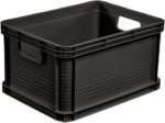 Caisse de rangement "robert", 20 litres, graphite