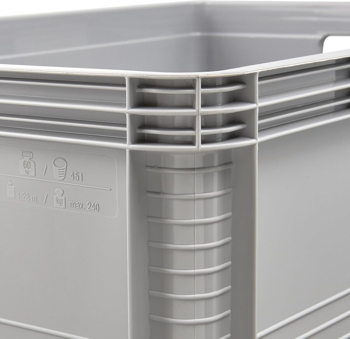 Caisse de rangement "robert", 45 litres, nordic-grey – Image 6