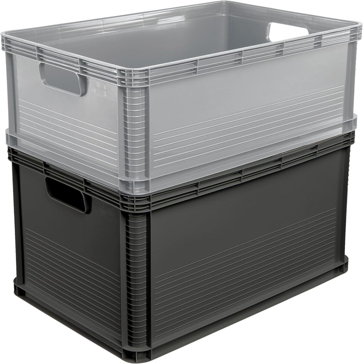 Caisse de rangement "robert", 45 litres, nordic-grey – Image 4