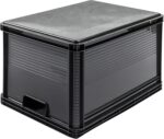 Caisse de rangement "robert", 64 litres, graphite – Image 4