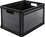 Caisse de rangement "robert", 64 litres, graphite