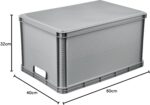 Caisse de rangement "robert", 64 litres, nordic-grey – Image 7