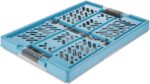 Caisse pliable professionnelle "eco Ben", sky blue – Image 2