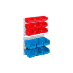 Jeu de bacs à bec ProfiPlus >C< 1+2/17, rouge/bleu