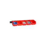 Jeu de bacs à bec ProfiPlus >C< 2/6, rouge – Image 2