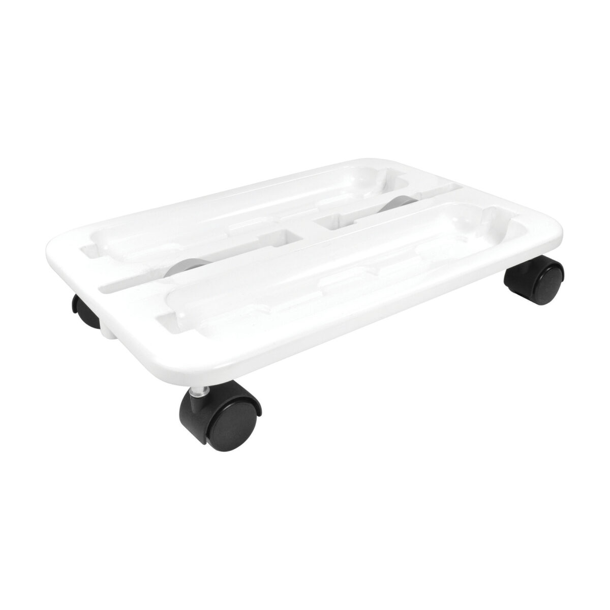 Plateau de transport à roulettes Stack 'N' Go,blanc – Image 2