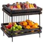 Support de buffet, 490 x 385 x 480 mm, noir – Image 3
